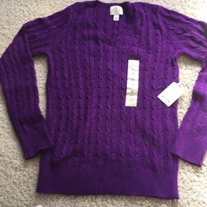 Purple sweater